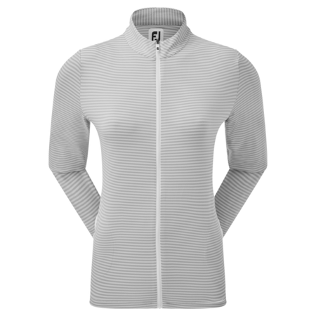 FootJoy Full-Zip Lightweight Tonal Stripe Midlayer